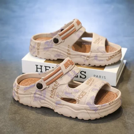 Slipper Men'S Summer Trendy Brand Thick Sole Anti-slip Sports Sandals